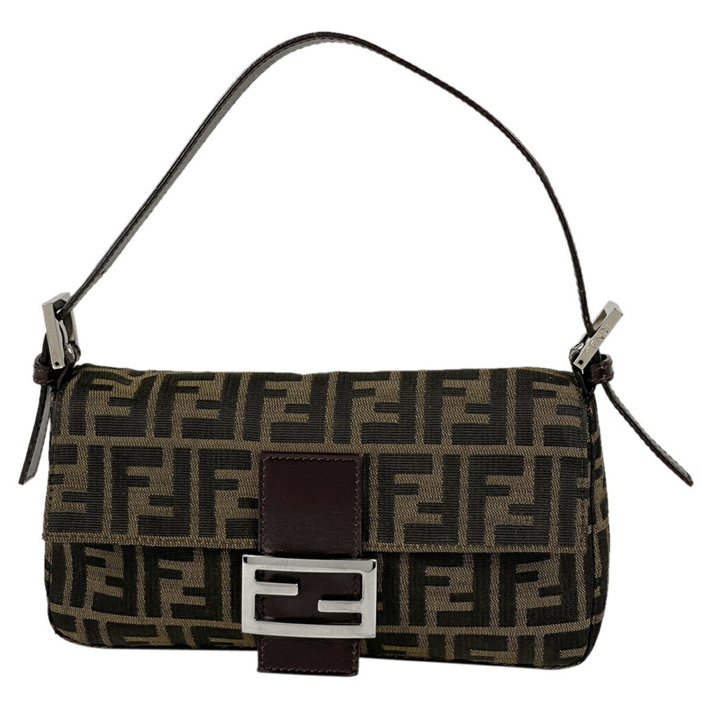 Fendi Zucca Mamma Bucket shoulder bag canvas brown